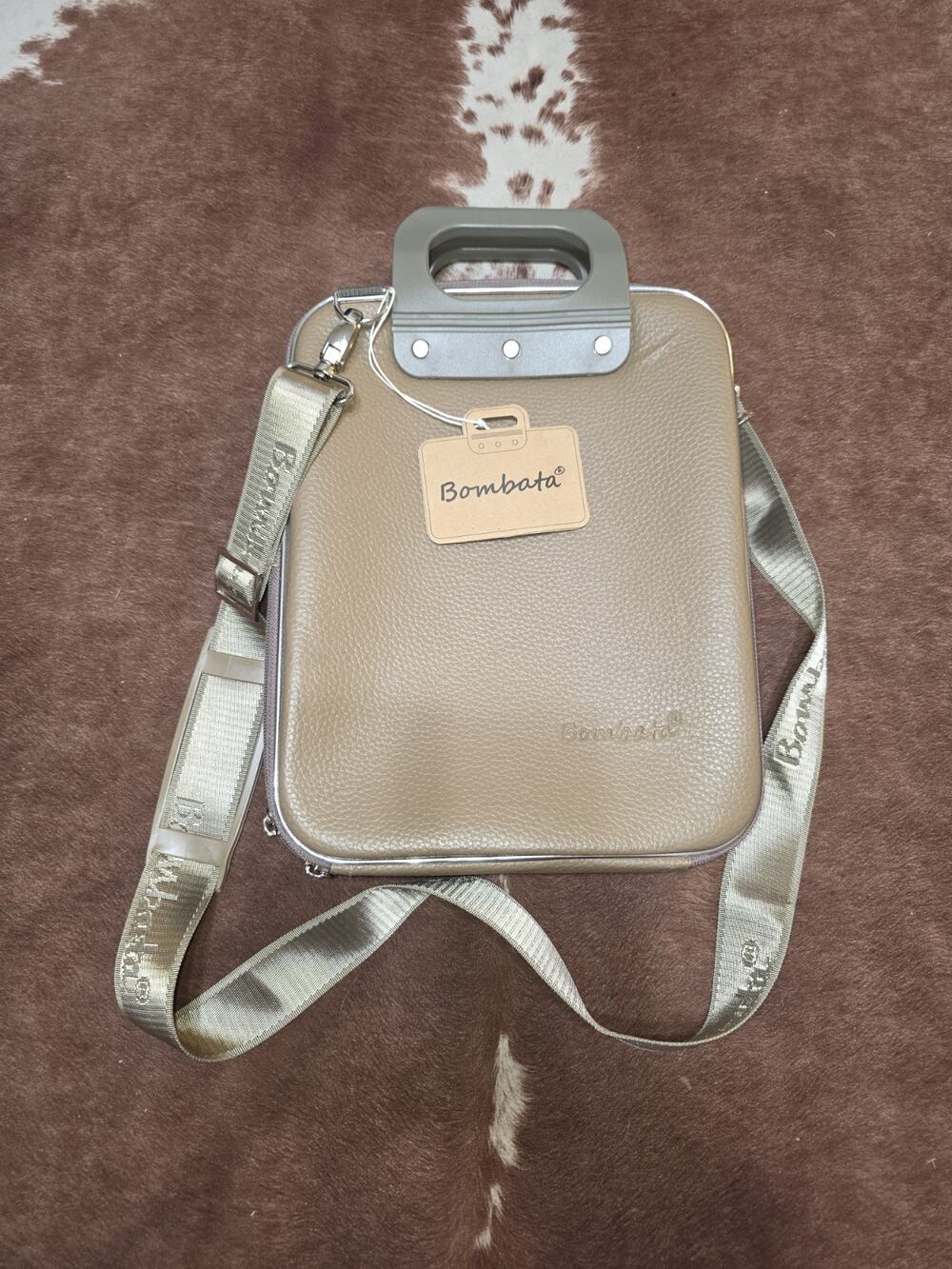 Bombata 11" Micro Laptop / Tablet Briefcase – Taupe (New with Tags)